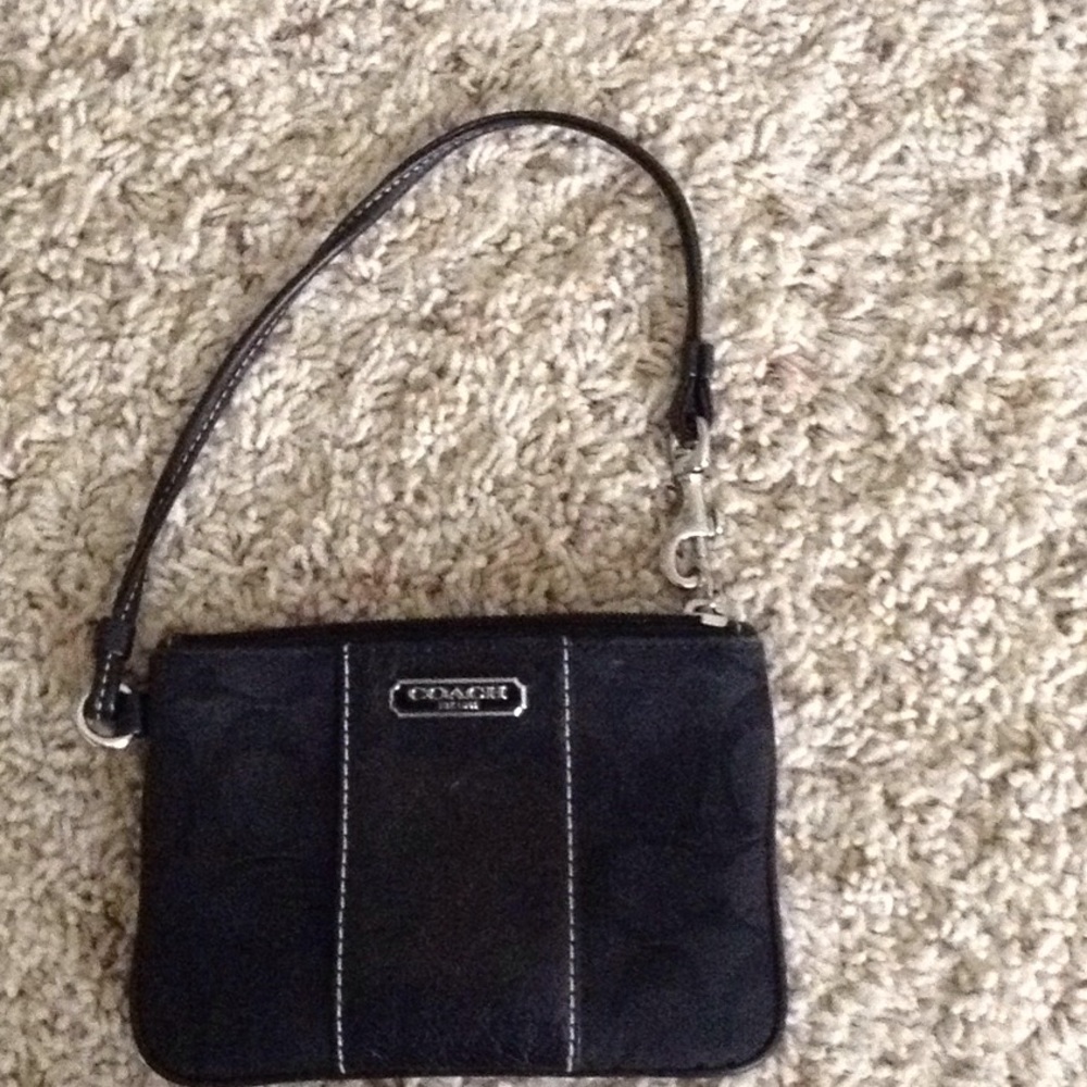Small coach wristlet